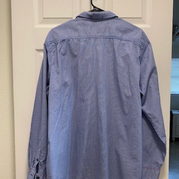 Vintage Italia c.1958 Long Sleeve Button Down Dress Shirt Size XL - Picture 5 of 10